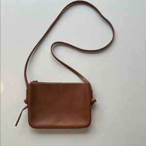 Madewell knotted crossbody leather bag